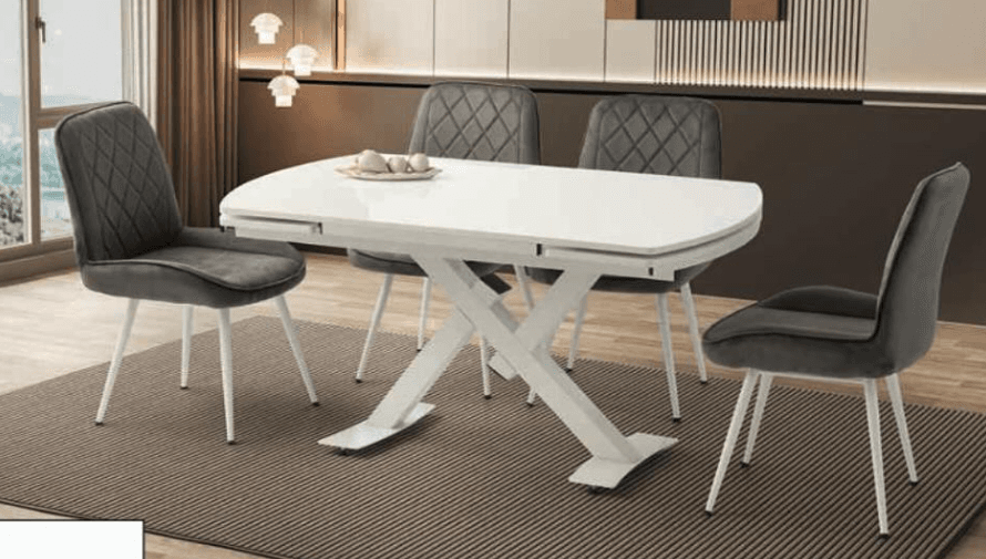 Set Tavoline Stil White - Imazh 1