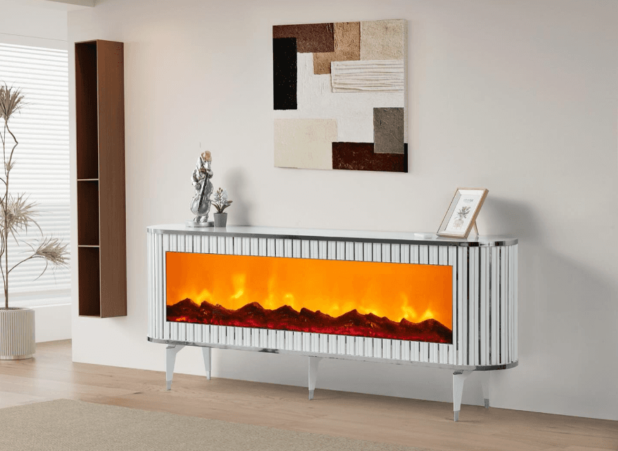 Etazher TV Fireplace - Imazh 1